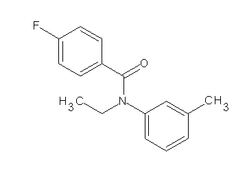 N-ethyl-4-fluoro-N-(3-methylphenyl)benzamide