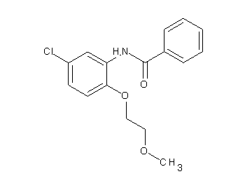 N-[5-chloro-2-(2-methoxyethoxy)phenyl]benzamide