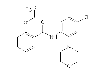 N-[4-chloro-2-(4-morpholinyl)phenyl]-2-ethoxybenzamide