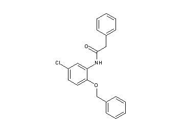 N-[2-(benzyloxy)-5-chlorophenyl]-2-phenylacetamide - Click Image to Close