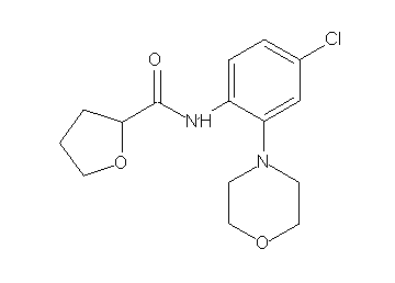 N-[4-chloro-2-(4-morpholinyl)phenyl]tetrahydro-2-furancarboxamide - Click Image to Close