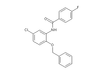 N-[2-(benzyloxy)-5-chlorophenyl]-4-fluorobenzamide