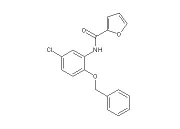 N-[2-(benzyloxy)-5-chlorophenyl]-2-furamide