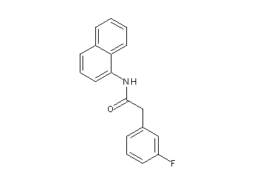 2-(3-fluorophenyl)-N-1-naphthylacetamide