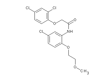 N-[5-chloro-2-(2-methoxyethoxy)phenyl]-2-(2,4-dichlorophenoxy)acetamide