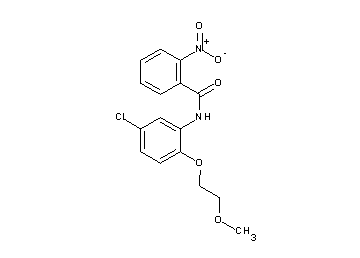N-[5-chloro-2-(2-methoxyethoxy)phenyl]-2-nitrobenzamide