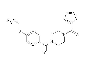 1-(4-ethoxybenzoyl)-4-(2-furoyl)piperazine