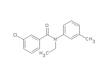 3-chloro-N-ethyl-N-(3-methylphenyl)benzamide