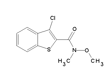 3-chloro-N-methoxy-N-methyl-1-benzothiophene-2-carboxamide