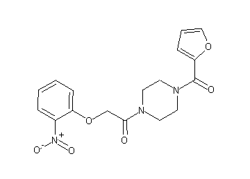 1-(2-furoyl)-4-[(2-nitrophenoxy)acetyl]piperazine