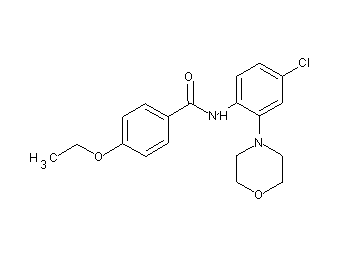 N-[4-chloro-2-(4-morpholinyl)phenyl]-4-ethoxybenzamide