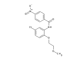 N-[5-chloro-2-(2-methoxyethoxy)phenyl]-4-nitrobenzamide