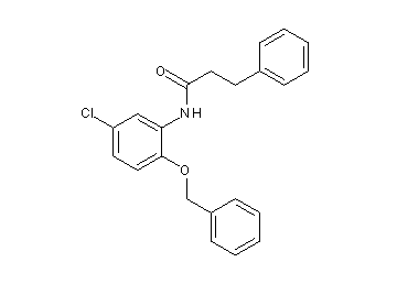 N-[2-(benzyloxy)-5-chlorophenyl]-3-phenylpropanamide