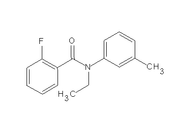N-ethyl-2-fluoro-N-(3-methylphenyl)benzamide