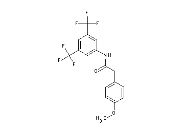N-[3,5-bis(trifluoromethyl)phenyl]-2-(4-methoxyphenyl)acetamide