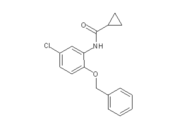 N-[2-(benzyloxy)-5-chlorophenyl]cyclopropanecarboxamide