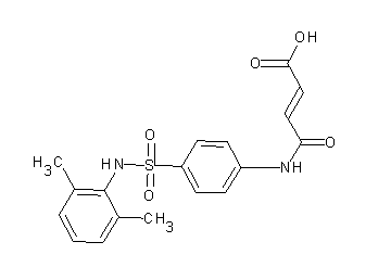 4-[(4-{[(2,6-dimethylphenyl)amino]sulfonyl}phenyl)amino]-4-oxo-2-butenoic acid