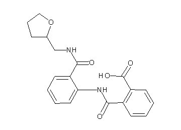 2-{[(2-{[(tetrahydro-2-furanylmethyl)amino]carbonyl}phenyl)amino]carbonyl}benzoic acid