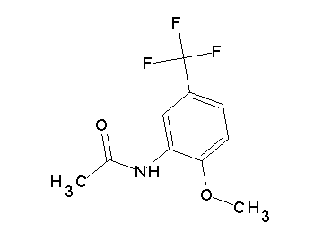 N-[2-methoxy-5-(trifluoromethyl)phenyl]acetamide