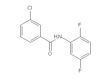 3-chloro-N-(2,5-difluorophenyl)benzamide