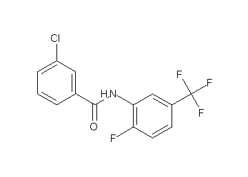 3-chloro-N-[2-fluoro-5-(trifluoromethyl)phenyl]benzamide