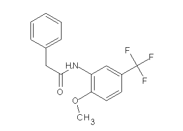 N-[2-methoxy-5-(trifluoromethyl)phenyl]-2-phenylacetamide