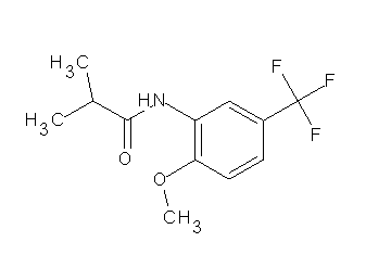 N-[2-methoxy-5-(trifluoromethyl)phenyl]-2-methylpropanamide