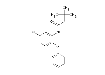 N-(5-chloro-2-phenoxyphenyl)-3,3-dimethylbutanamide