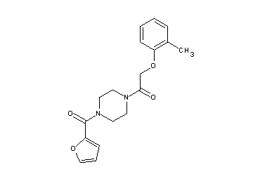 1-(2-furoyl)-4-[(2-methylphenoxy)acetyl]piperazine