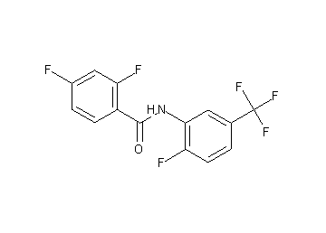 2,4-difluoro-N-[2-fluoro-5-(trifluoromethyl)phenyl]benzamide