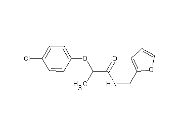 2-(4-chlorophenoxy)-N-(2-furylmethyl)propanamide