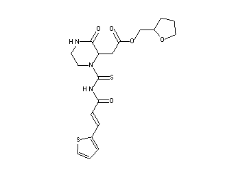 tetrahydro-2-furanylmethyl [3-oxo-1-({[3-(2-thienyl)acryloyl]amino}carbonothioyl)-2-piperazinyl]acetate - Click Image to Close