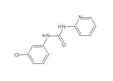 N-(3-chlorophenyl)-N'-2-pyridinylurea