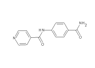 N-[4-(aminocarbonyl)phenyl]isonicotinamide