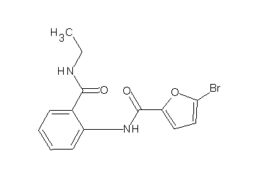 5-bromo-N-{2-[(ethylamino)carbonyl]phenyl}-2-furamide
