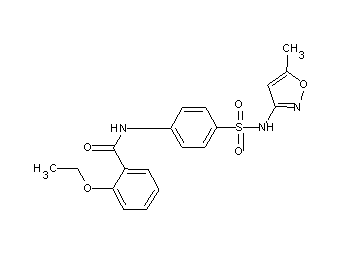 2-ethoxy-N-(4-{[(5-methyl-3-isoxazolyl)amino]sulfonyl}phenyl)benzamide