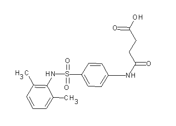 4-[(4-{[(2,6-dimethylphenyl)amino]sulfonyl}phenyl)amino]-4-oxobutanoic acid