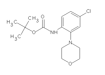 tert-butyl [4-chloro-2-(4-morpholinyl)phenyl]carbamate