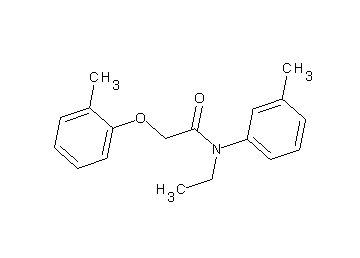 N-ethyl-2-(2-methylphenoxy)-N-(3-methylphenyl)acetamide