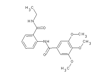 N-{2-[(ethylamino)carbonyl]phenyl}-3,4,5-trimethoxybenzamide