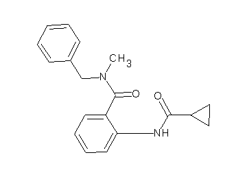 N-benzyl-2-[(cyclopropylcarbonyl)amino]-N-methylbenzamide