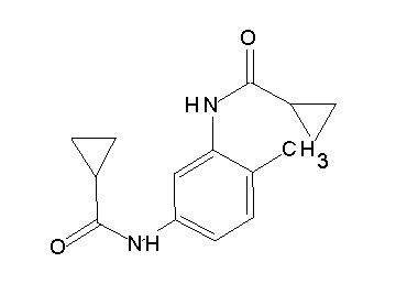 N,N'-(4-methyl-1,3-phenylene)dicyclopropanecarboxamide