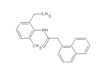 N-(2-ethyl-6-methylphenyl)-2-(1-naphthyl)acetamide