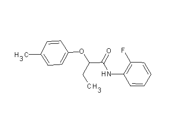 N-(2-fluorophenyl)-2-(4-methylphenoxy)butanamide