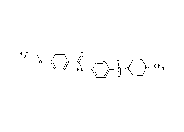 4-ethoxy-N-{4-[(4-methyl-1-piperazinyl)sulfonyl]phenyl}benzamide