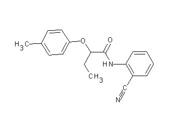 N-(2-cyanophenyl)-2-(4-methylphenoxy)butanamide