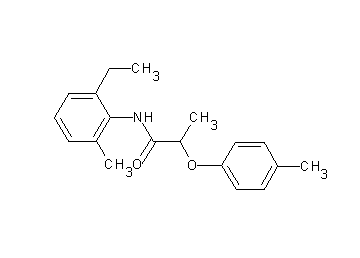 N-(2-ethyl-6-methylphenyl)-2-(4-methylphenoxy)propanamide