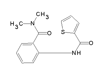 N-{2-[(dimethylamino)carbonyl]phenyl}-2-thiophenecarboxamide