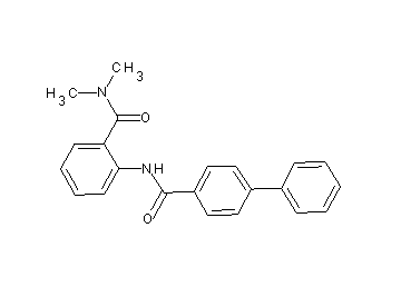 N-{2-[(dimethylamino)carbonyl]phenyl}-4-biphenylcarboxamide