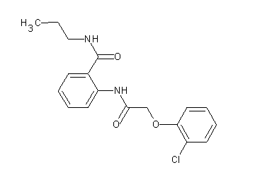 2-{[(2-chlorophenoxy)acetyl]amino}-N-propylbenzamide